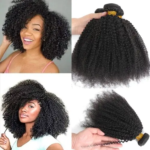 Image de Extensions cheveux afro crépus naturels 8-24 pouces