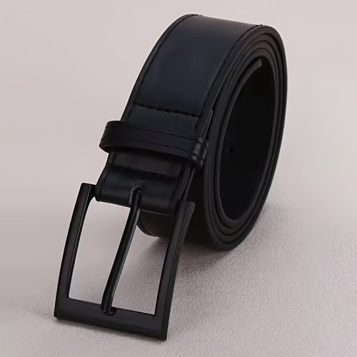 Afbeelding van Nieuwe luxe riem voor mannen PU lederen riem metalen pin gesp hoge kwaliteit beroemde merkontwerper tailleband riem voor jeans plus maat