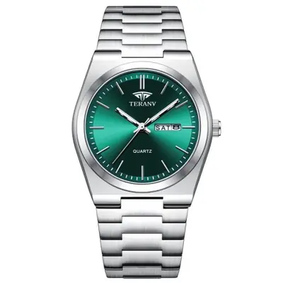 Image de Montre Homme Quartz Élégante - Calendrier & Acier Inoxydable
