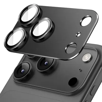 Image de Protection d'objectif en verre métallique pour iPhone