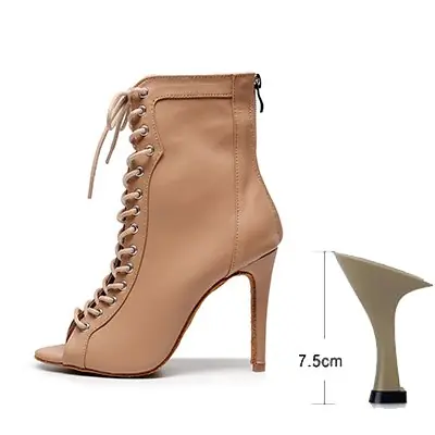 Image de Chaussures de Danse Latine Femme - Bout Ouvert & Talon Aiguille