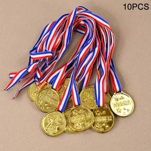 10 stuks gouden medaille