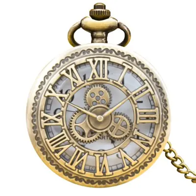 Image de Montre de Poche Steampunk Vintage en Bronze