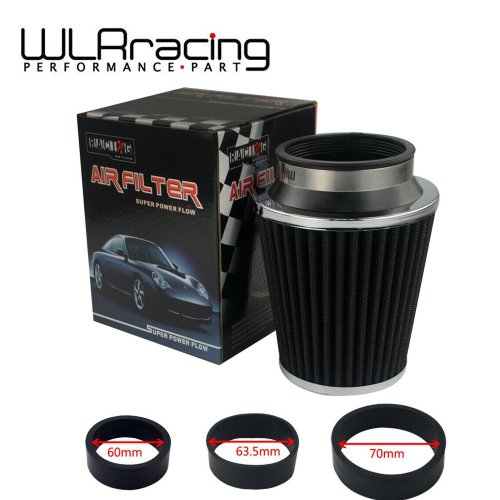 Afbeelding van Universele Interface Motorfiets Luchtfilters 12 Mm Sliver Auto Kegel Cold Air Intake Filter Turbo Vent Carterontluchting WLR-AIT12
