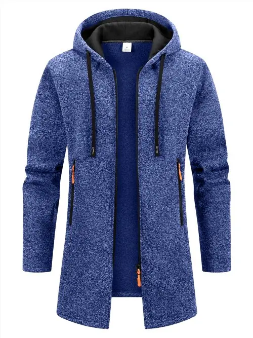 Image de Hoodie Homme Oversize Zippé - Style Streetwear Hiver