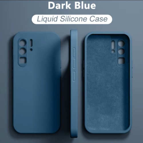 Afbeelding van Universele Vloeibare Siliconen Hoes voor Huawei P20, P30, P40, P50, P60 Pro en Lite Modellen – Zachte Bescherming met Perfecte Pasvorm
