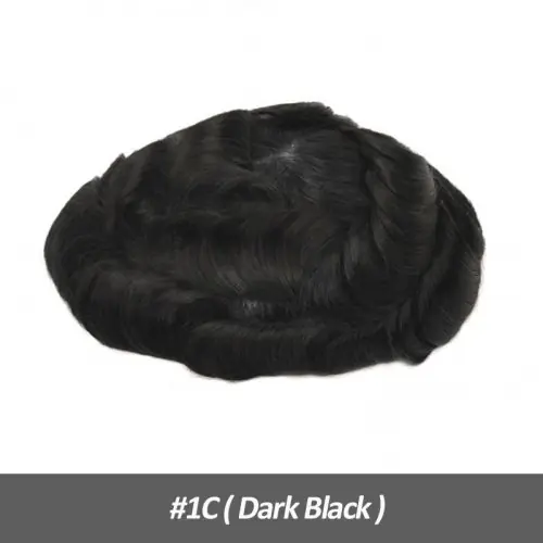 Image de Toupet Homme Naturel - Cheveux Humains 0.12-0.014mm