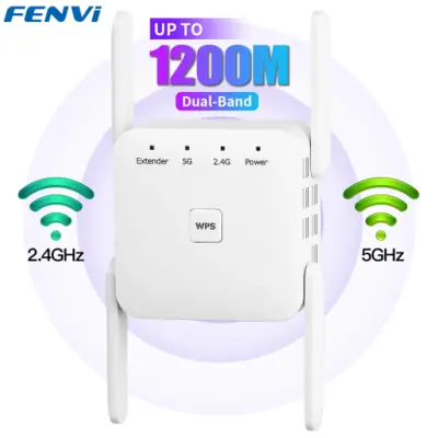 Image de Répéteur WiFi 1200Mbps Double Bande 2.4GHz & 5GHz