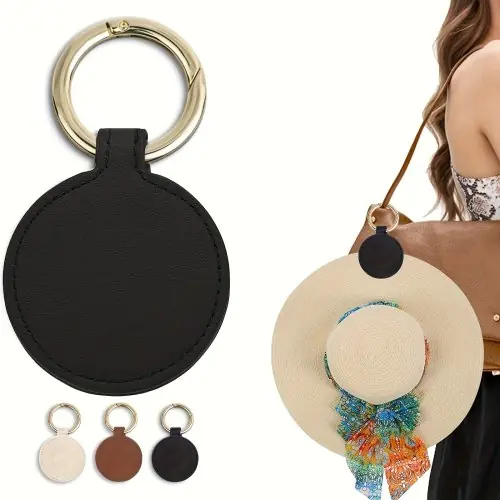 Image de Porte-Chapeau Magnétique en Cuir PU - Élégant & Pratique