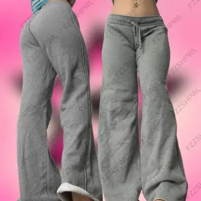 Image de Pantalon Y2K Gothique Imprimé Graphique - Style Punk Streetwear