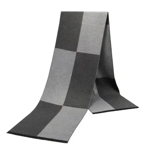 Image de Écharpe Homme Hiver - Cachemire Luxe Gris