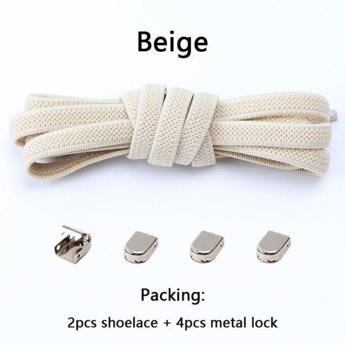 Image de Lacets Élastiques Rapides pour Chaussures - Sans Nœud, Faciles à Utiliser