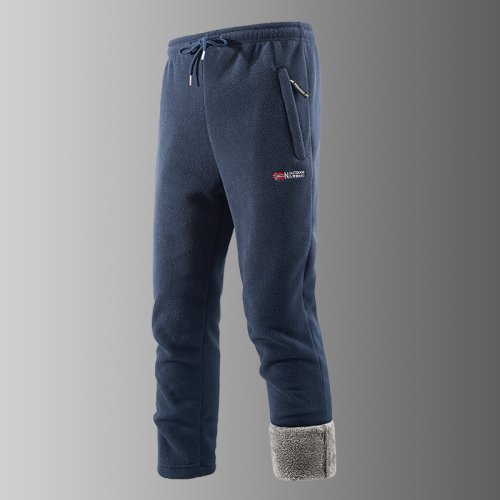 Image of Men's Autumn and Winter Norwegian Fleece Pants – Outdoor Velvet Thickened Warm Comfortable Fashion Pants for Active Lifestyle