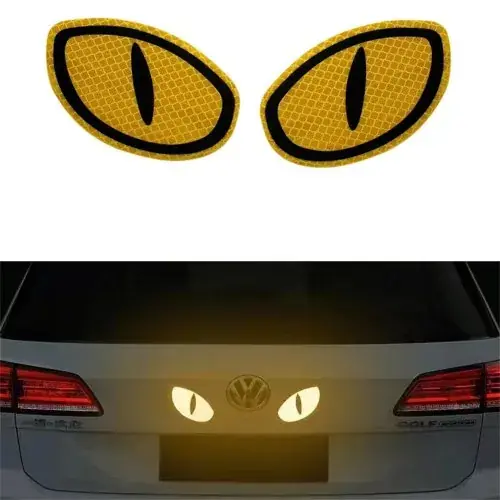 Image de Autocollants Réflecteurs Œil de Chat - Sécurité Routière