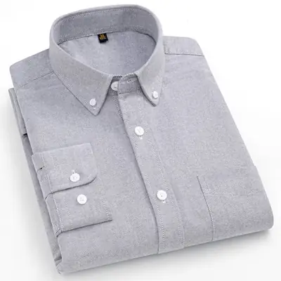 Image de Chemise Homme Coton Oxford à Carreaux - Tailles 6XL & 7XL