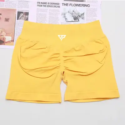 Image de Short de Yoga Sans Couture pour Femmes - Élastique et Confortable