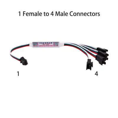 Image de Répéteur LED WS2812B - Amplificateur Signal TTL 5-24V