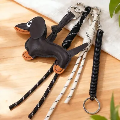 Image de Porte-clés Teckel Vintage - Style Rétro & Pratique