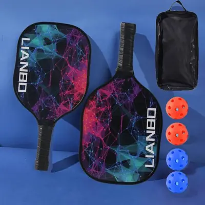 Image de Pickleball Set - 2 Raquettes + 4 Balles