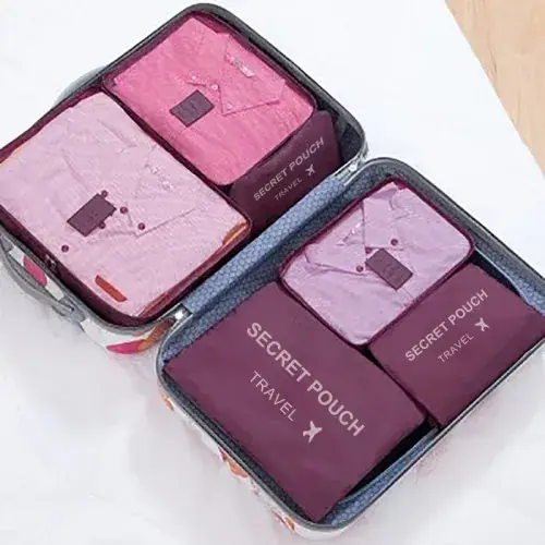 6pcs vin rouge