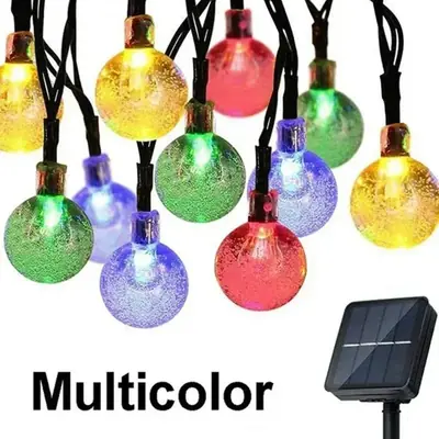 Image de Guirlande Solaire Cristal Lumineuse Extérieure