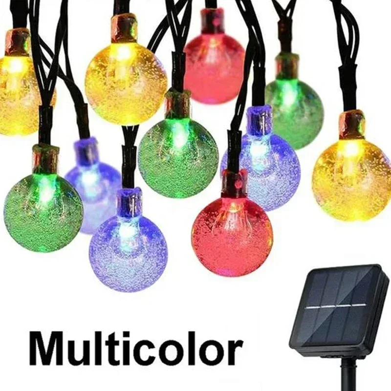 Imagen de Guirnaldas de Luces Solares con Efecto de Hadas para Exterior