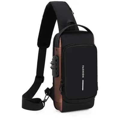 Sac Bandoulière Antivol Homme - Élégant & Sécurisé