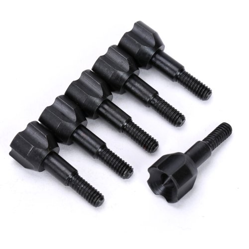 Image of 6-Piece 100-125 Grain Hunting Arrows with Hammer Broadheads, Target Points, and Disintegrator Arrow Heads for Recurve and Compound Bows – Outdoor Archery Equipment