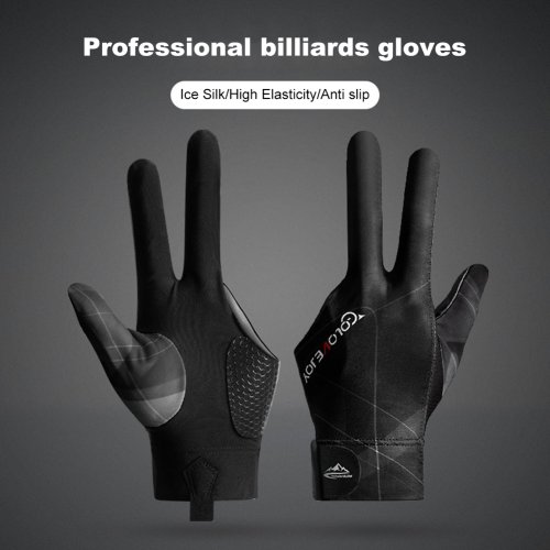 Bild von Professioneller 3-Finger-Billardhandschuh mit rutschfestem Grip – Links- und Rechtshänder geeignet, ideal für Snooker und Pool