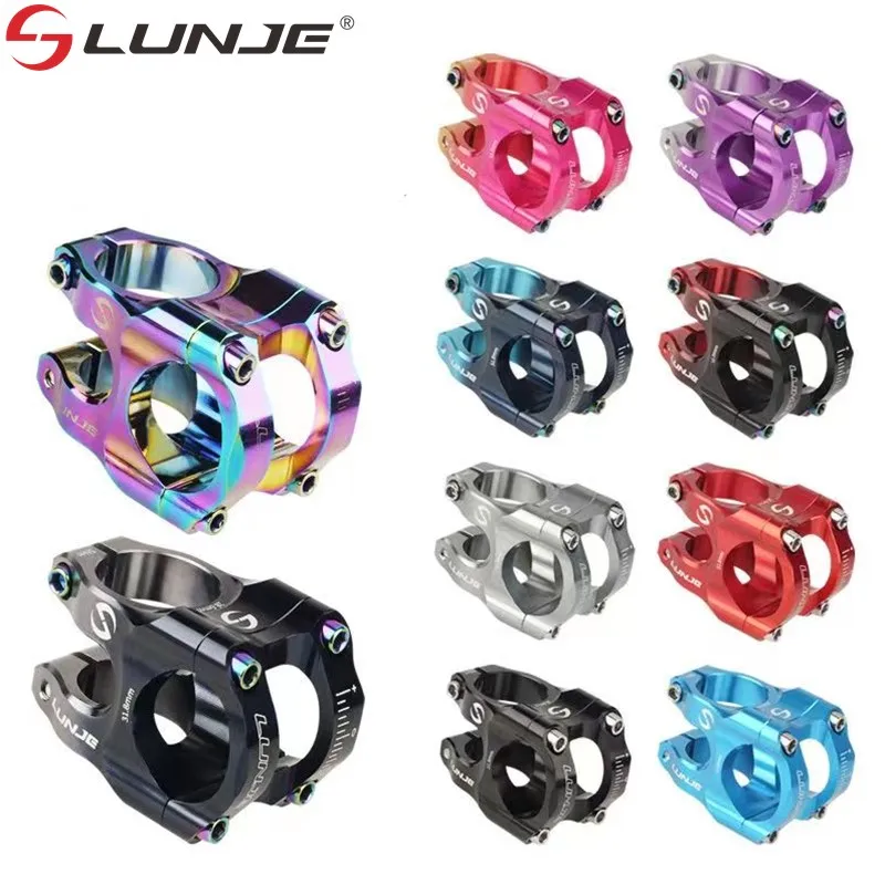 Imagen de Vástago de Bicicleta de Carretera y MTB con Puente CNC de Alta Resistencia, Potencia Corta para Elevación de Escalada, Diámetro 31.8 mm