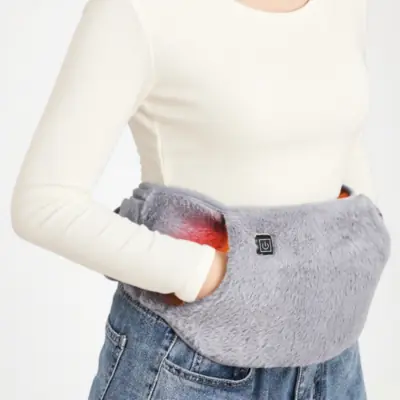 Image de Chauffe-Mains USB Réutilisable en Peluche - Chaleur Douce & Portable