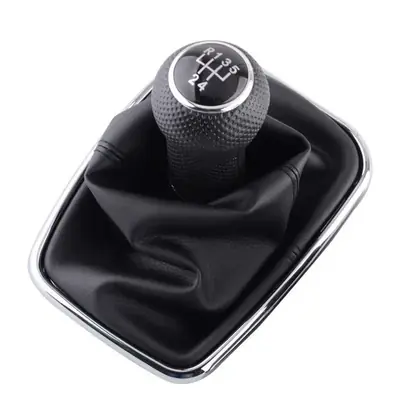 Image de Levier de Vitesse Noir pour VW Golf 4, GTI, R32, Bora, Jetta (1999-2004)