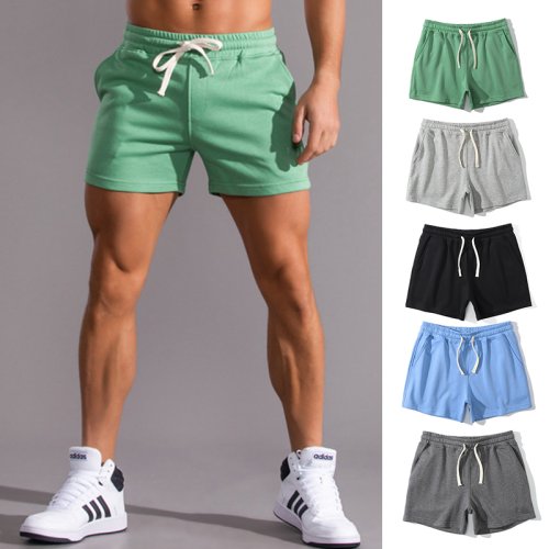 Imagen de Pantalones Cortos de Verano para Hombre - Ropa Deportiva y Casual en Algodón, Ideales para Baloncesto, Fitness y Correr