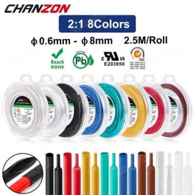 Image de Tube Thermorétractable Multicolore - Protection de Fils Électriques
