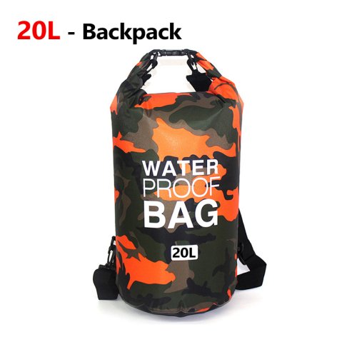 Image de Sac Sec Étanche 10L/20L - Idéal pour Natation, Trekking & Kayak