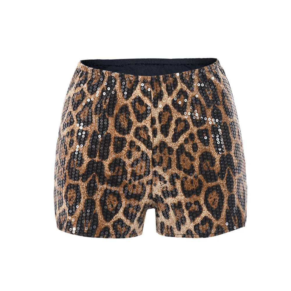 Leopardo stampa pantaloncini