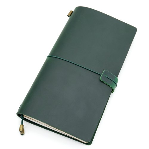 Afbeelding van Handgemaakte Leren Reisdagboek – Vintage Stijl