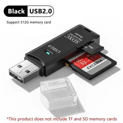 Lecteur de Carte USB 3.0 2-en-1 - Micro SD/TF & SD