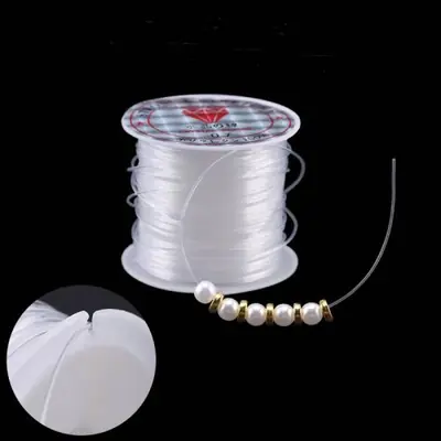 Fil Cristal Transparent pour Bijoux - 100m
