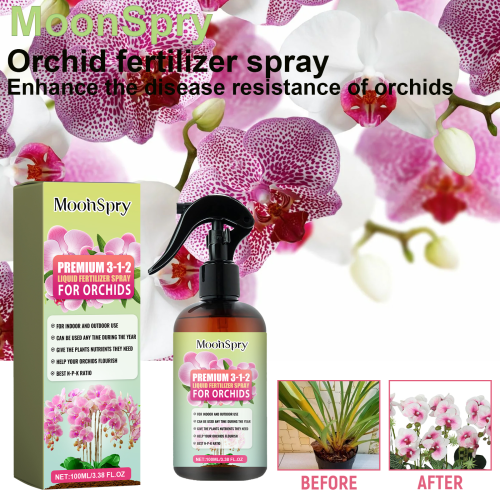 Afbeelding van Natuurlijke Orchidee Bloeiboomer Spray – Volledige Voeding voor Prachtige Bloei en Gezonde Bladgroei