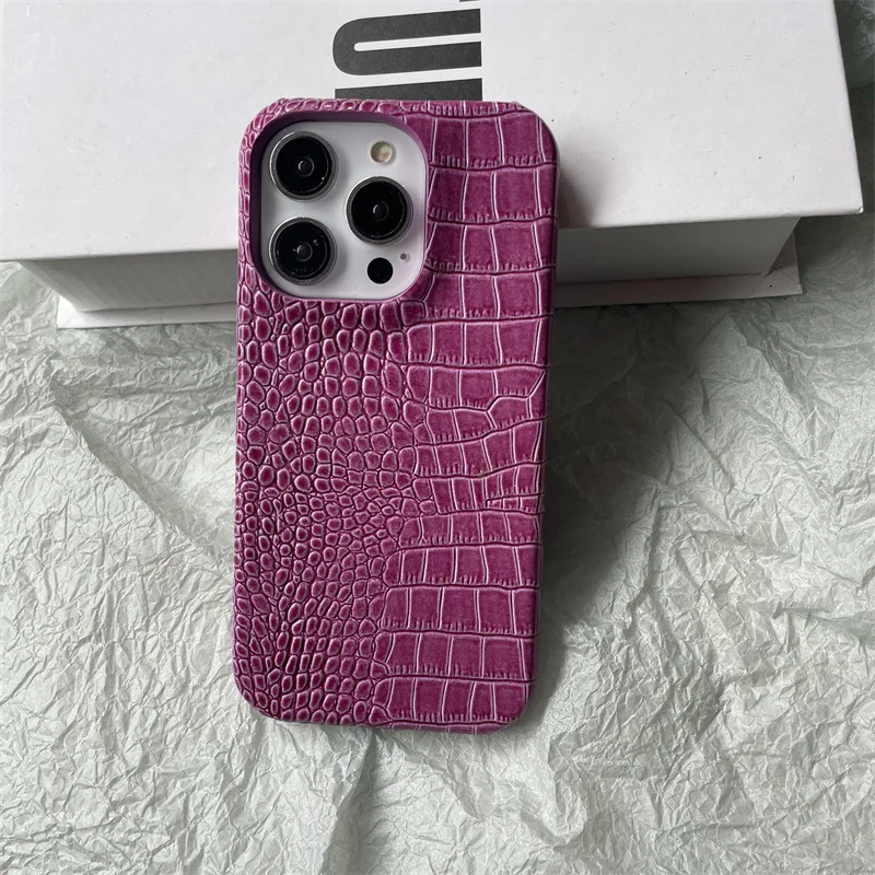 Image de Coque iPhone Anti-Choc Motif Crocodile - Protection Rigide