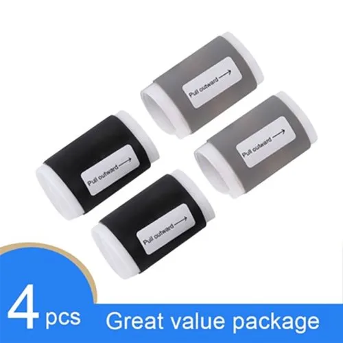 Zwart grijs 4pcs