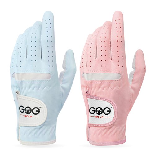 Imagen de Guantes de Golf Azul Cielo para Mujer - Transpirables y Suaves