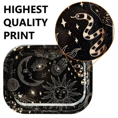 Image de Plateau Roulant 7x5 pouces - Accessoire Tabac Élégant