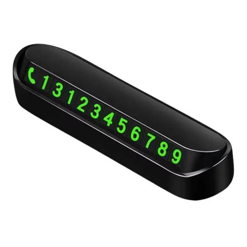 Immagine di Numero di telefono per auto Scheda di parcheggio temporaneo Targa Numero di telefono Fermata del parcheggio Accessori per automobili Car-styling