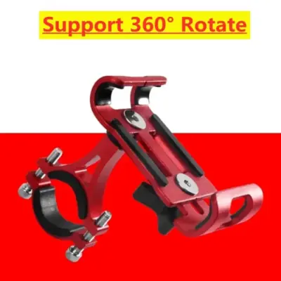 Image de Support Téléphone Vélo Moto Rotatif 360° en Aluminium
