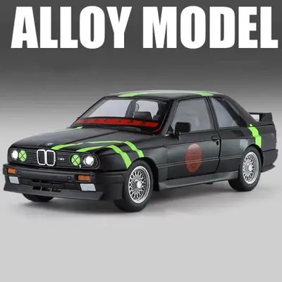 Image de BMW M3 E30 1:24 - Modèle de Voiture en Alliage avec Son et Lumière