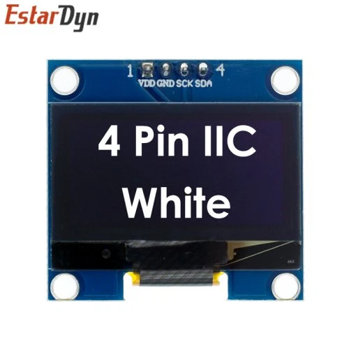 4Pin IIC-blanco