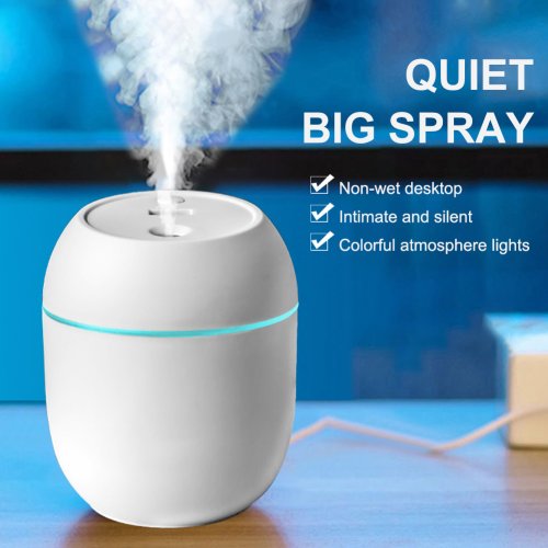 Image de Humidificateur USB Silencieux avec Diffuseur d'Huiles Essentielles