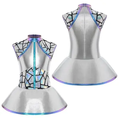 Image de Robe Cosplay Alien Brillante pour Filles
